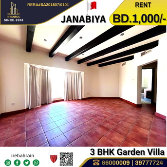 Janabiya, Villas, BHD 1000,  Semi Furnished Luxury Villa For Rent In Janabiya