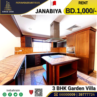 Janabiya, Villas, BHD 1000,  Semi Furnished Luxury Villa For Rent In Janabiya