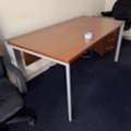 SAR 150,  Office Table + Side Table