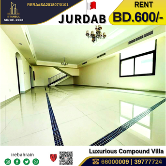 Sanad, Villas, BHD 600,  Luxury Compound Villa For Rent In Jurdab, Near Sanad