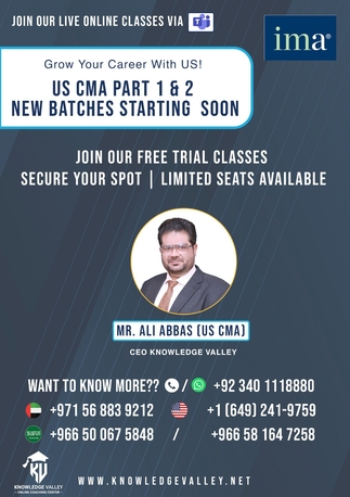 Jubail, Lessons Offered, Become A CMA (USA) &ndash; Easy Learning, Expert-Led Training!
