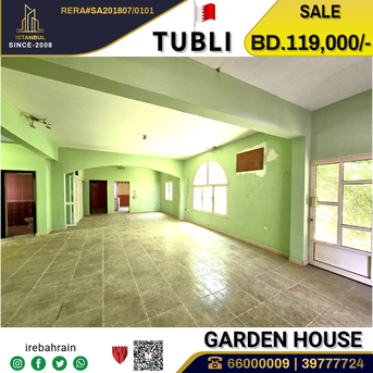 Tubli, Real Estate For Sale, BHD 119000,  1 BR,  Beautiful Single Storey Garden House In Tubli