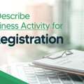 Business Activity Description For VAT Registration