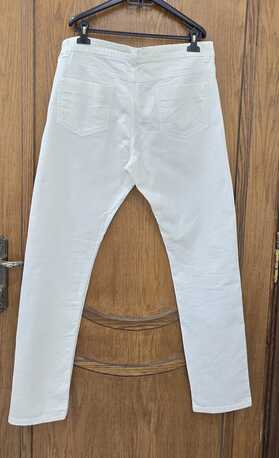 Jeddah, Household Items, SAR 75,  Denim White Jeans. Used Once
