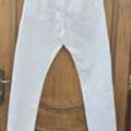 SAR 75,  Denim White Jeans. Used Once