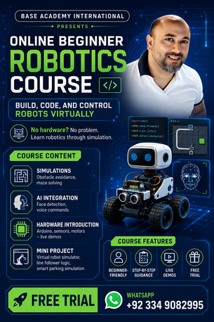 Islamabad, Lessons Offered, Online Coding Classes For Age (8 - 18)