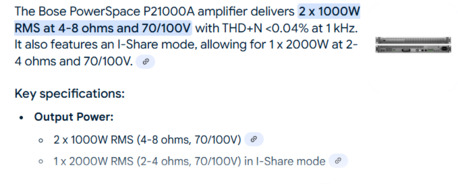 Olaya, Musical Instruments, SAR 3000,  BOSE P21000A  (2000w RMS Power Amplifier Brand New)