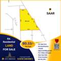BHD 302285,  851 Sq. Meter,  Residential RA Land For Sale In Saar Near Maqabah BD.33/- Per Foot