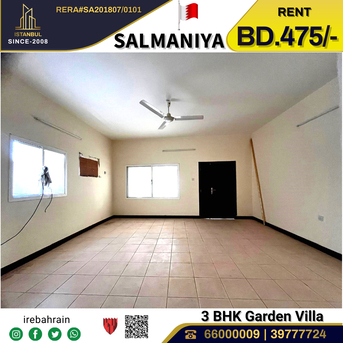 Salmaniya, Villas, BHD 475,  Beautiful 3 BHK Garden Villa For Rent In Salmaniya