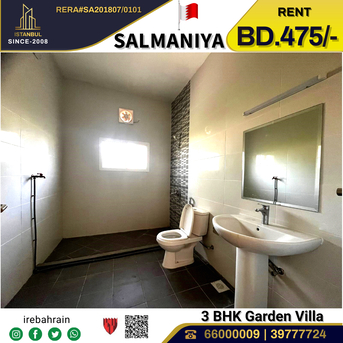 Salmaniya, Villas, BHD 475,  Beautiful 3 BHK Garden Villa For Rent In Salmaniya