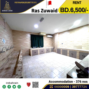 Asker, Staff Accomodation, BHD 6500,  BAPCO Approved Accommodation ( 376 Nos ) In Ras Zuwaid
