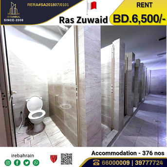 Asker, Staff Accomodation, BHD 6500,  BAPCO Approved Accommodation ( 376 Nos ) In Ras Zuwaid