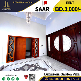 Saar, Villas, BHD 3000,  Semi Furnished Palace Type Villa For Rent In Saar