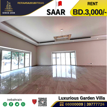 Saar, Villas, BHD 3000,  Semi Furnished Palace Type Villa For Rent In Saar