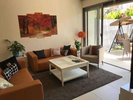 Abdoun, Apartments/Houses, JOD 14000/year,  Furnished,  2 BR,  Ground Fully Furinshed 2B Apart With Garden Sharing Pool In Abdoun 00962777688956