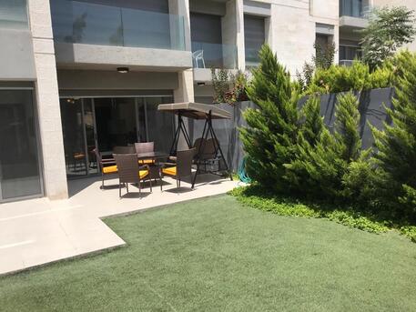 Abdoun, Apartments/Houses, JOD 14000/year,  Furnished,  2 BR,  Ground Fully Furinshed 2B Apart With Garden Sharing Pool In Abdoun 00962777688956