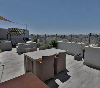 Amman, Apartments/Houses, JOD 9000/year,  Furnished,  1 BR,  Rooftop Fully Furnished 1B Apartment Big Terrace In Shemsani 00962777688956