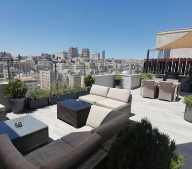 Amman, Apartments/Houses, JOD 9000/year,  Furnished,  1 BR,  Rooftop Fully Furnished 1B Apartment Big Terrace In Shemsani 00962777688956