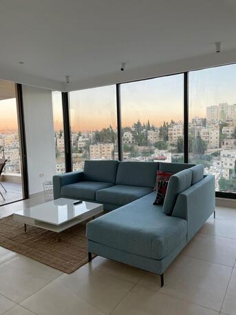 Amman, Apartments/Houses, JOD 17000/year,  Furnished,  2 BR,  Fully Furnished 2B Apart With Baconly View In Jabal Webdeh 00962777688956