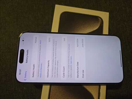 Al Sulaymaniyyah, Mobile Phones, SAR 3500,  Apple IPhone 15 Pro Max 256GB Natural Titanium