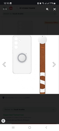 Riyadh, Mobile Phones, New Sumsung Clear Gadget Case S24+  SAR.40