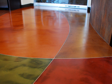 Manama, Construction, Colored Concrete Finish Flooring Works