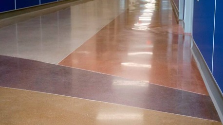 Manama, Construction, Colored Concrete Finish Flooring Works