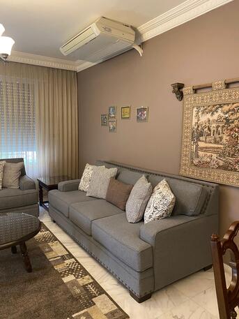 Amman, Apartments/Houses, JOD 18000/year,  Furnished,  3 BR,  Ground Fully Furinshed 3B Apartment With Garden In 4 Circle 00962777688956