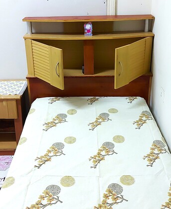 Jeddah, Furniture, Single Bed With Mattress And  Side Table