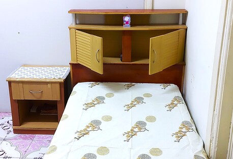Jeddah, Furniture, Single Bed With Mattress And  Side Table
