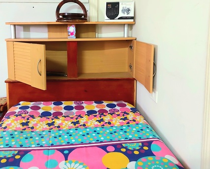 Jeddah, Furniture, Single Bed With Mattress And  Side Table