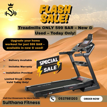 Riyadh, Sporting Goods, SAR 599,  Home Workout Equipments  &ndash; New & Used Treadmills For 599 SAR! 0537981203