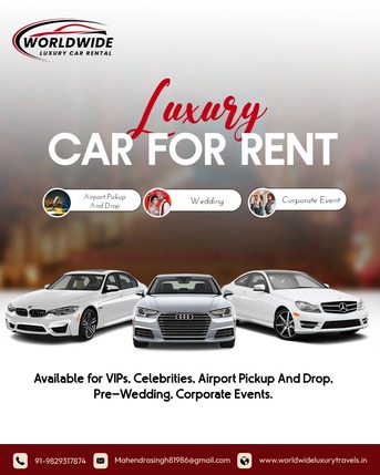 Jaipur, Travel, Luxury Car Rental For Special Occasions In Jaipur &ndash; Book Now!
