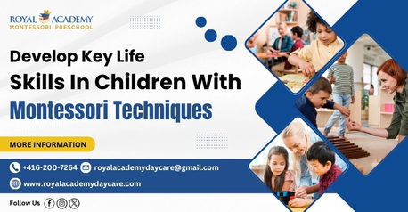 Toronto, Education, Develop Key Life Skills In Children With Montessori Techniques