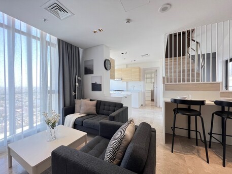 Salmiya, Apartments/Houses, KWD 1100/month,  Furnished,  2 BR,  Salmiya - Beautiful 2 Master Bedrooms Furnished Penthouse