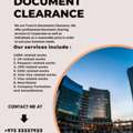 DOCUMENT CLEARANCE We Are Trust-In Documents Clearance. Please Contact Us For More Info