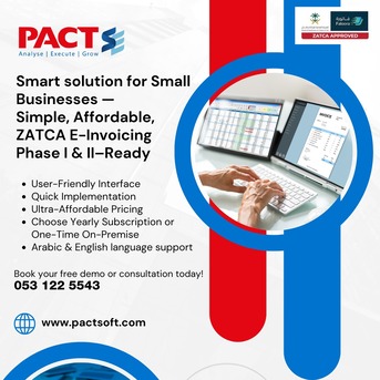 Riyadh, ERP, ERP Software Smart Solution For Small Businesses-Simple, Affordable, ZATCA E-Invoice-Ready