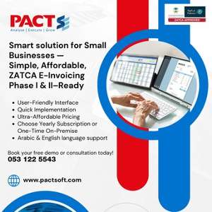 ERP Software Smart Solution For Small Businesses-Simple, Affordable, ZATCA E-Invoice-Ready