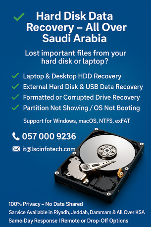 Riyadh, Technical, ✅✅✅ HARD DISK DATA RECOVERY &ndash; RIYADH ✅✅✅