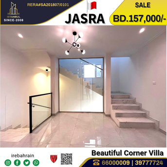 Janabiya, Villas, BHD 157000,  Brand New Corner Villa For Sale In Jasra