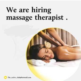Dhahran, Jobs, Massage Therapist Job Opportunity &ndash; Part-Time / Full-Time (Khobar) Filipino/ Indonesian Ap