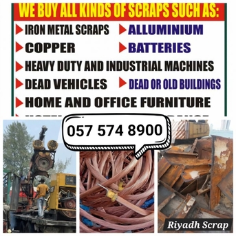 Hara, Items Wanted, Viewers We Purchased Buy All Types Of Leftover Metal Scraps Materials +966575748900