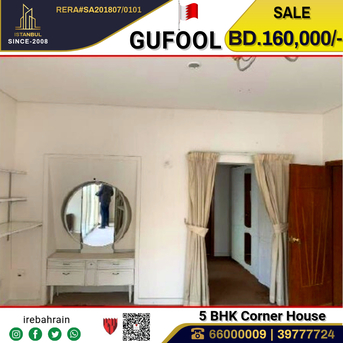 Manama, Real Estate For Sale, BHD 160000,  5 BR,  Two Storey Building For Sale In Gufool