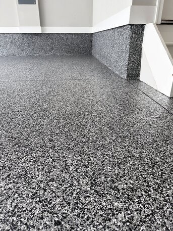 Manama, Construction, Flake Epoxy Flooring Works ( Garages, Coffee Shops, Residential & Offices )