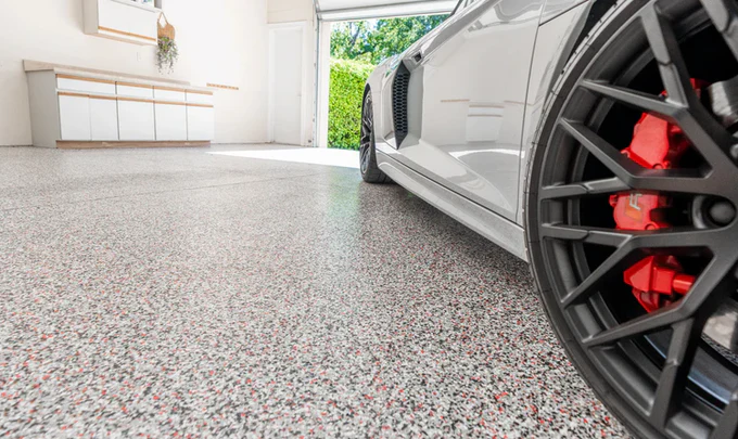 Manama, Construction, Flake Epoxy Flooring Works ( Garages, Coffee Shops, Residential & Offices )