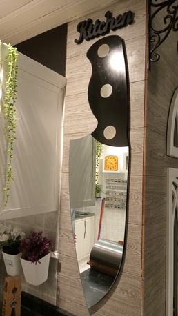 Riyadh, Household Items, SAR 119,  Decorative Big Size Mirror Knife
