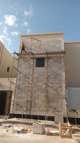 Riyadh, Construction, Natural Stone Installation - Supply And Mechanical Installation Of Porcelain And Marble