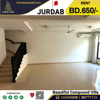 Sanad, Villas, BHD 650,  Semi Furnished Compound Villa For Rent In Jurdab