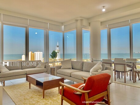 Kuwait City, Apartments/Houses, KWD 1050/month,  2 BR,  Semifurnished Two Bedroom Apartment For Rent In Sharq