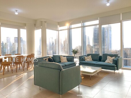 Kuwait City, Apartments/Houses, KWD 1050/month,  2 BR,  Semifurnished Two Bedroom Apartment For Rent In Sharq